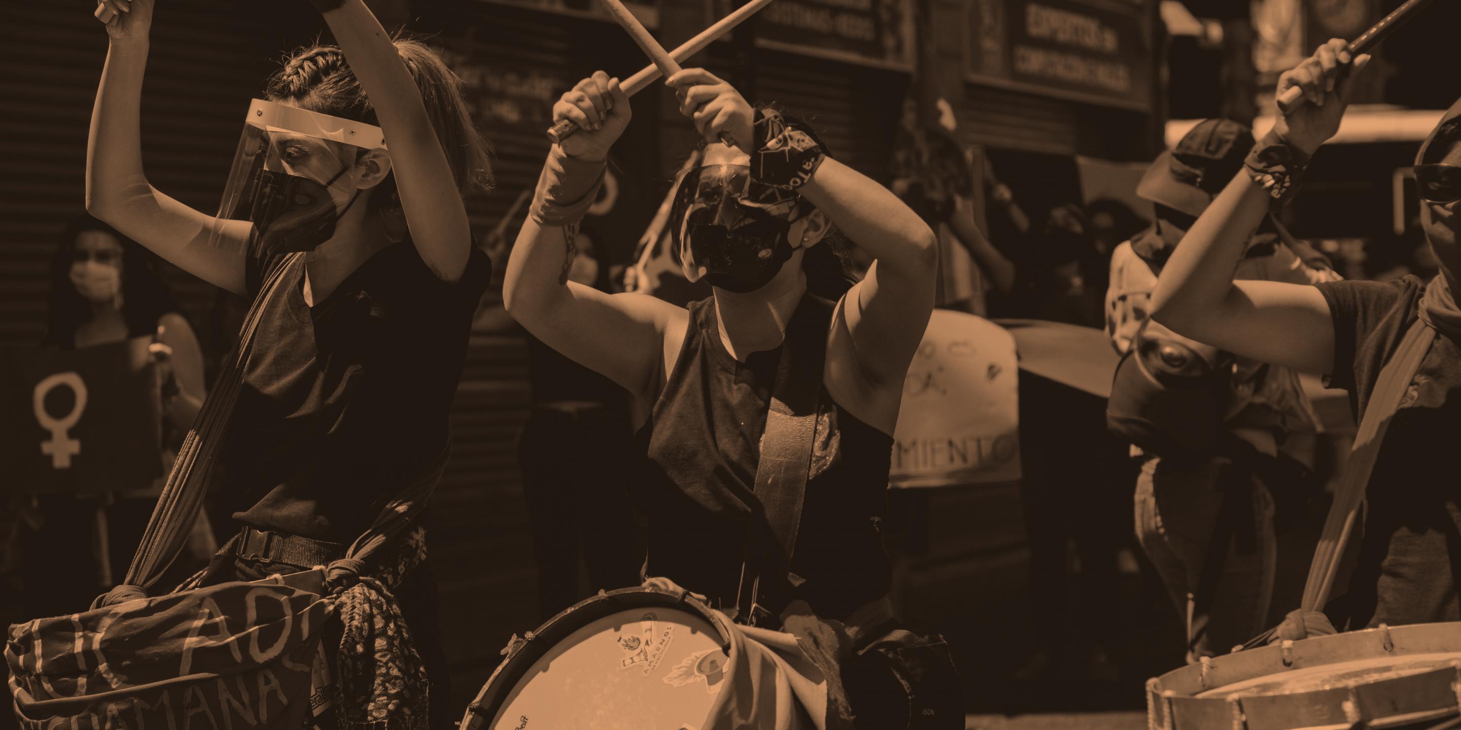 Feminist demonstration in Mexico