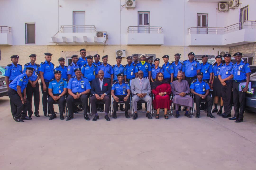 A cross section of Nigerian Police Force Officers During the Training