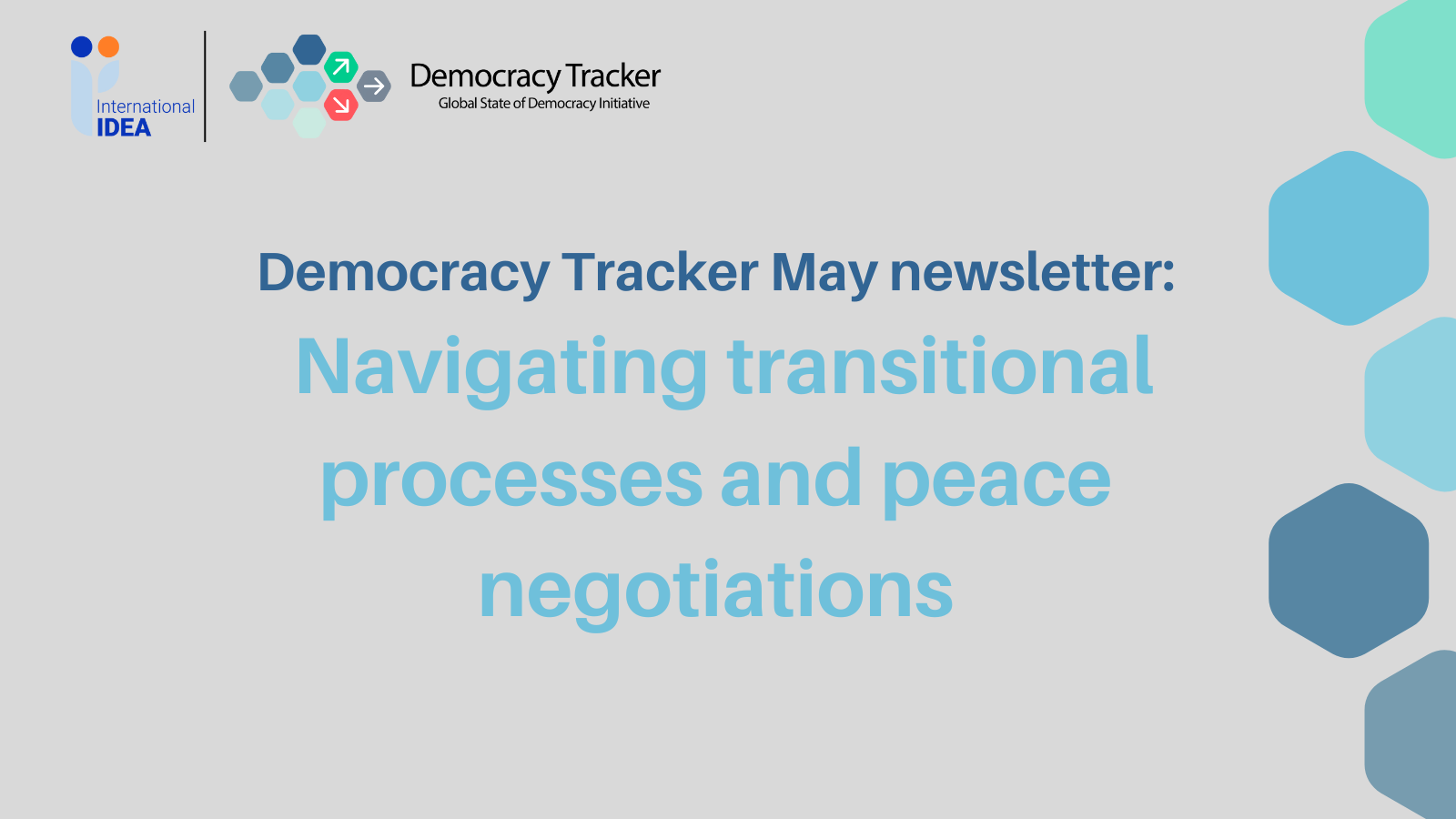 Navigating transitional processes and peace negotiations