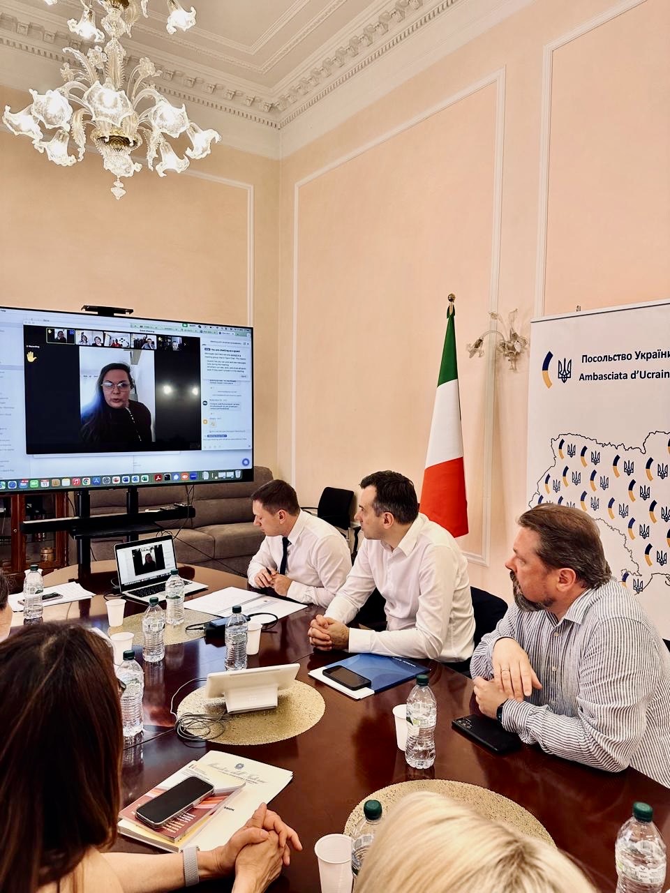 Meeting with Ukrainian voters in Italy