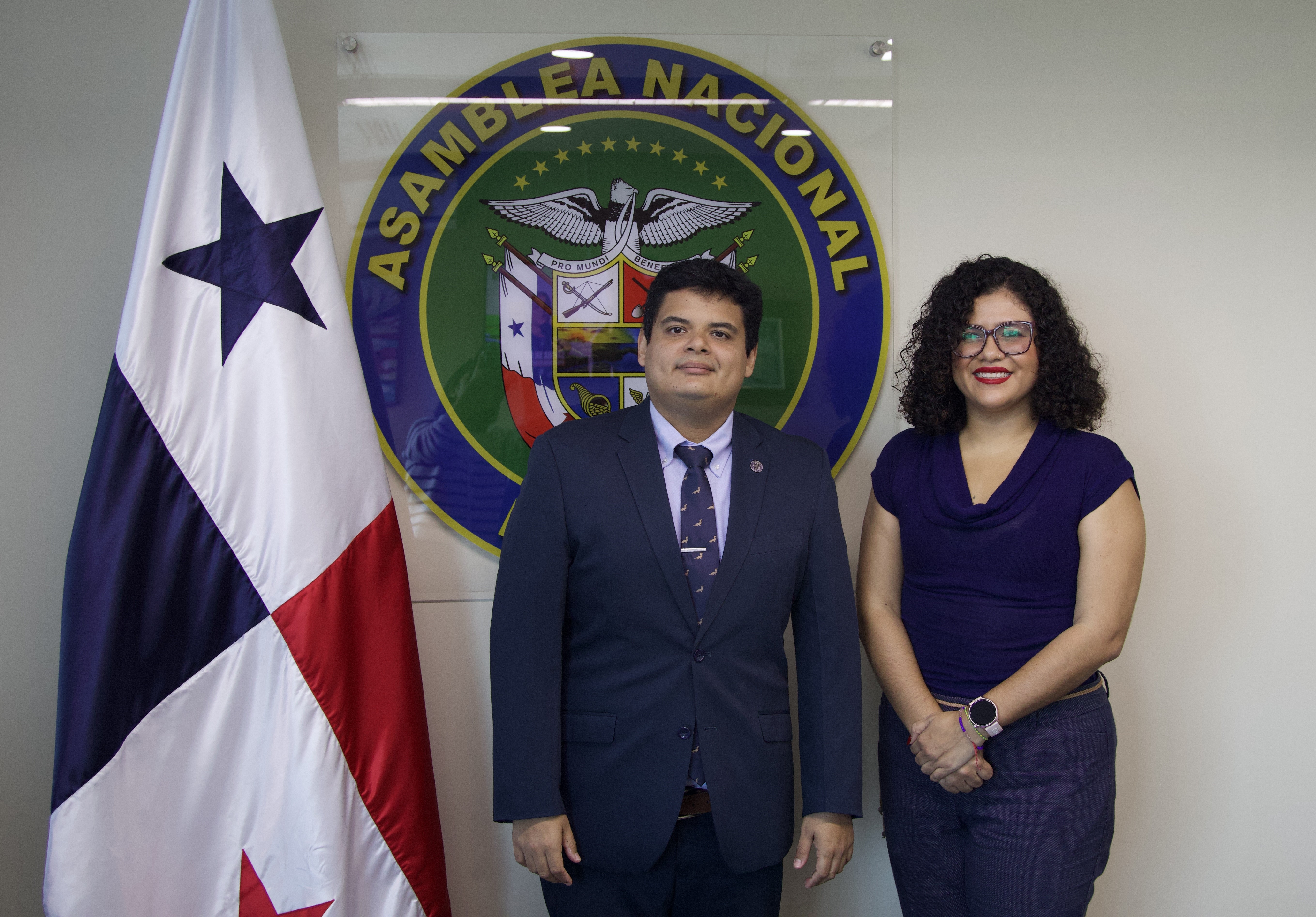 Carlos Alvarado y Corina Rueda en la Asamblea Nacional de Panamá 8/19/24