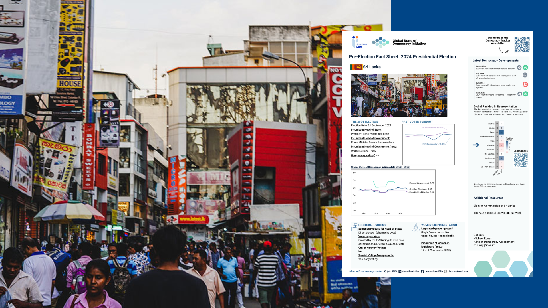 Pre-Election factsheet: Sri Lanka 