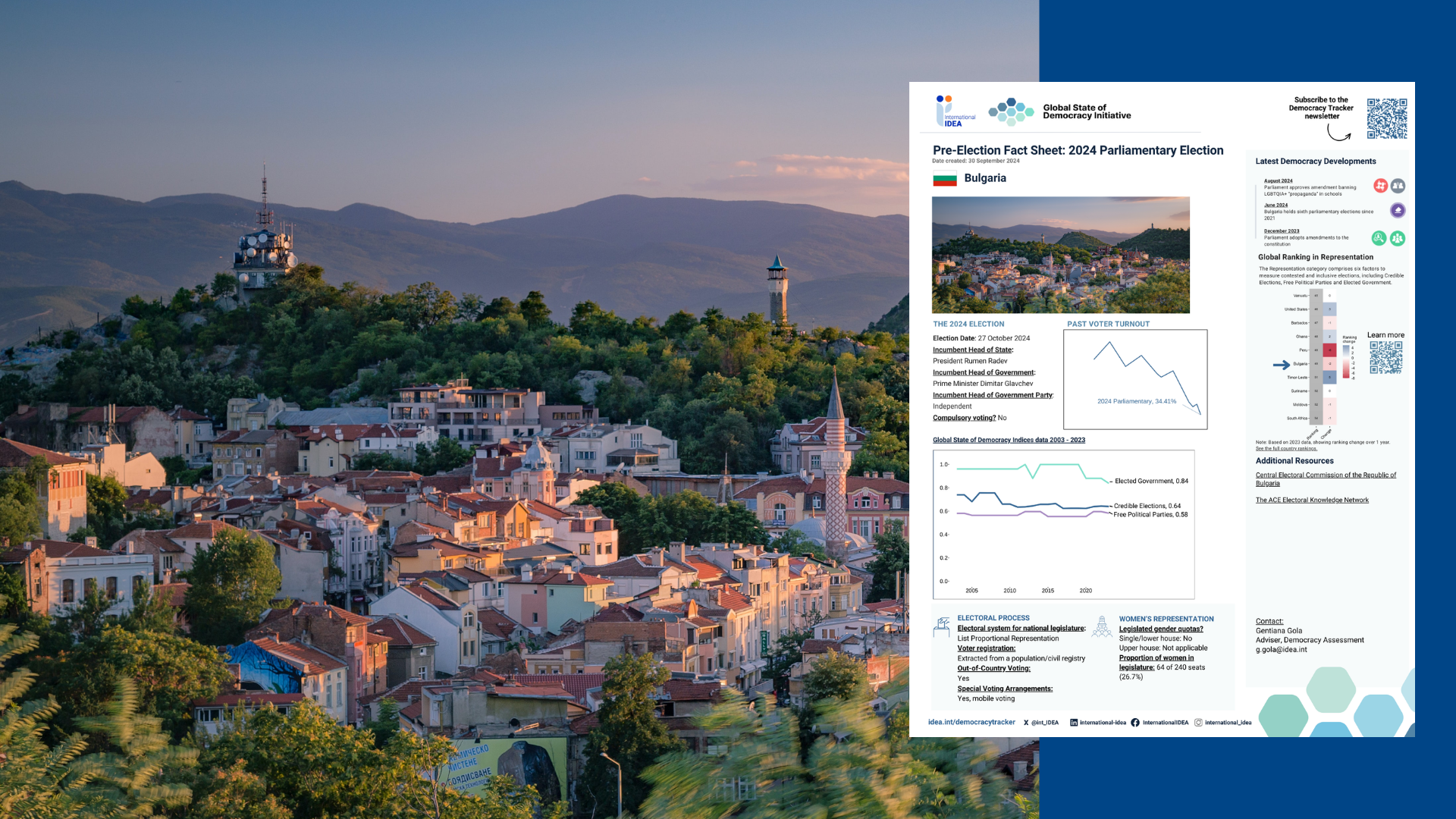 Pre-Election Factsheet 2024: Bulgaria