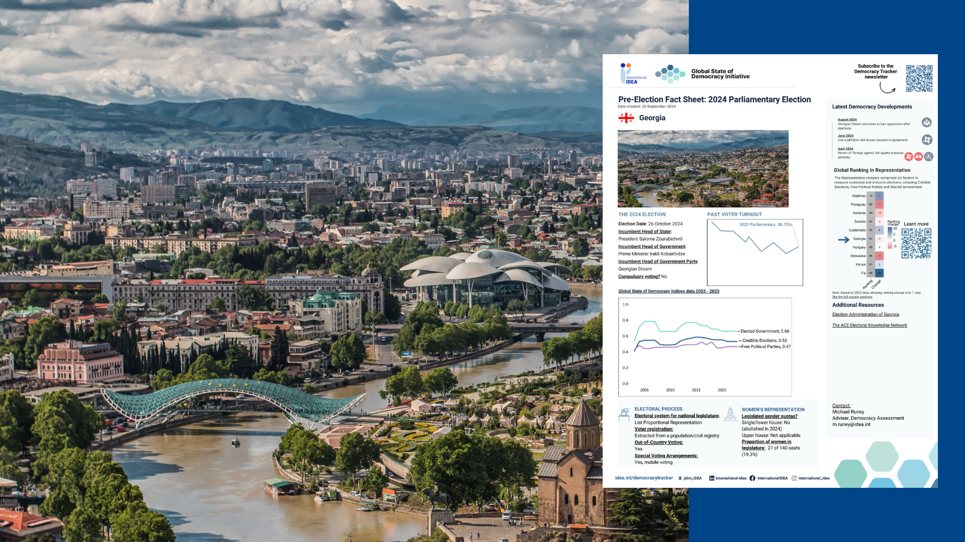 Pre-Election Factsheet 2024: Georgia