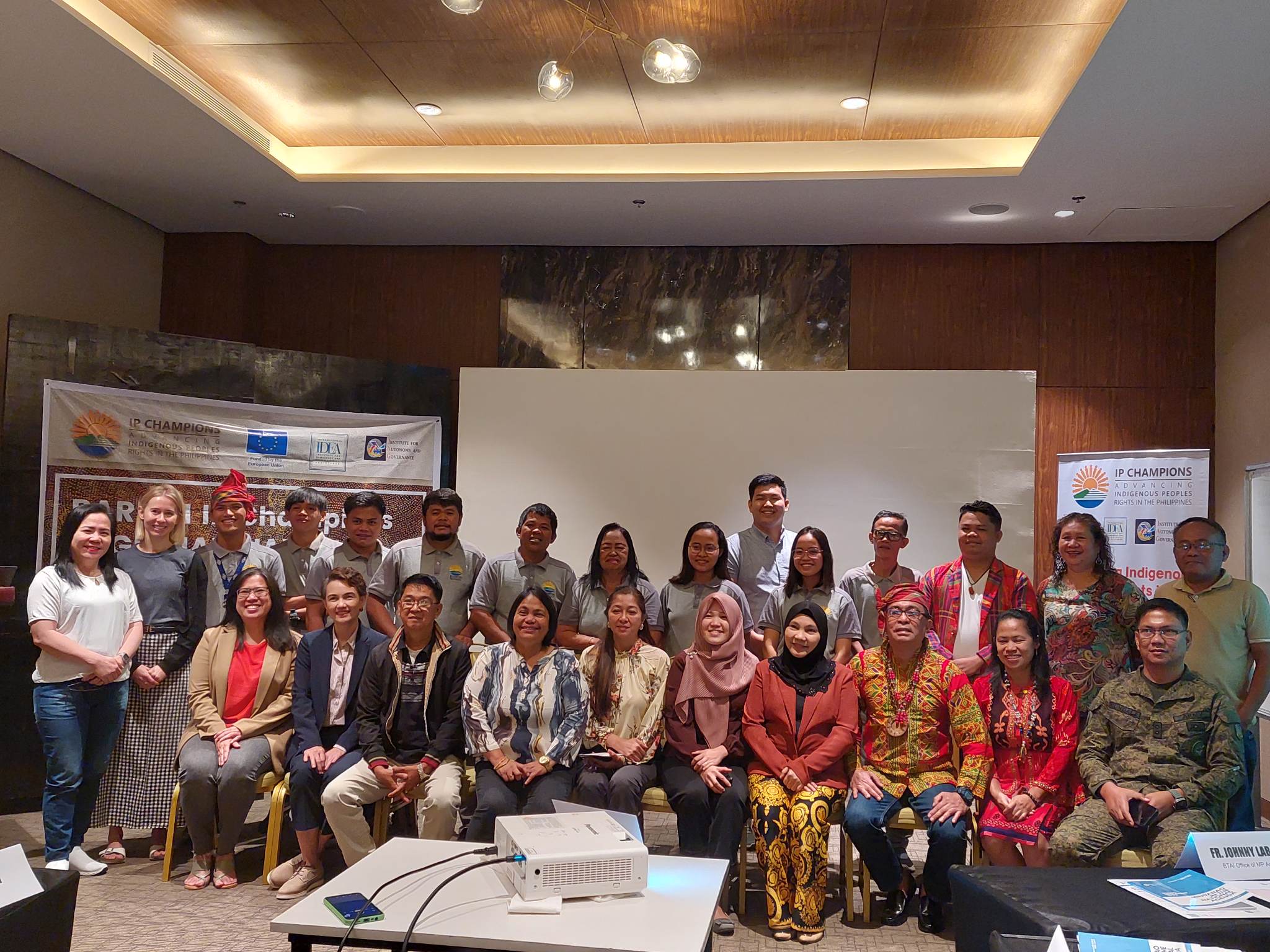 Participants of an Indigenous Peoples Champions for the Philippines event in 2023.