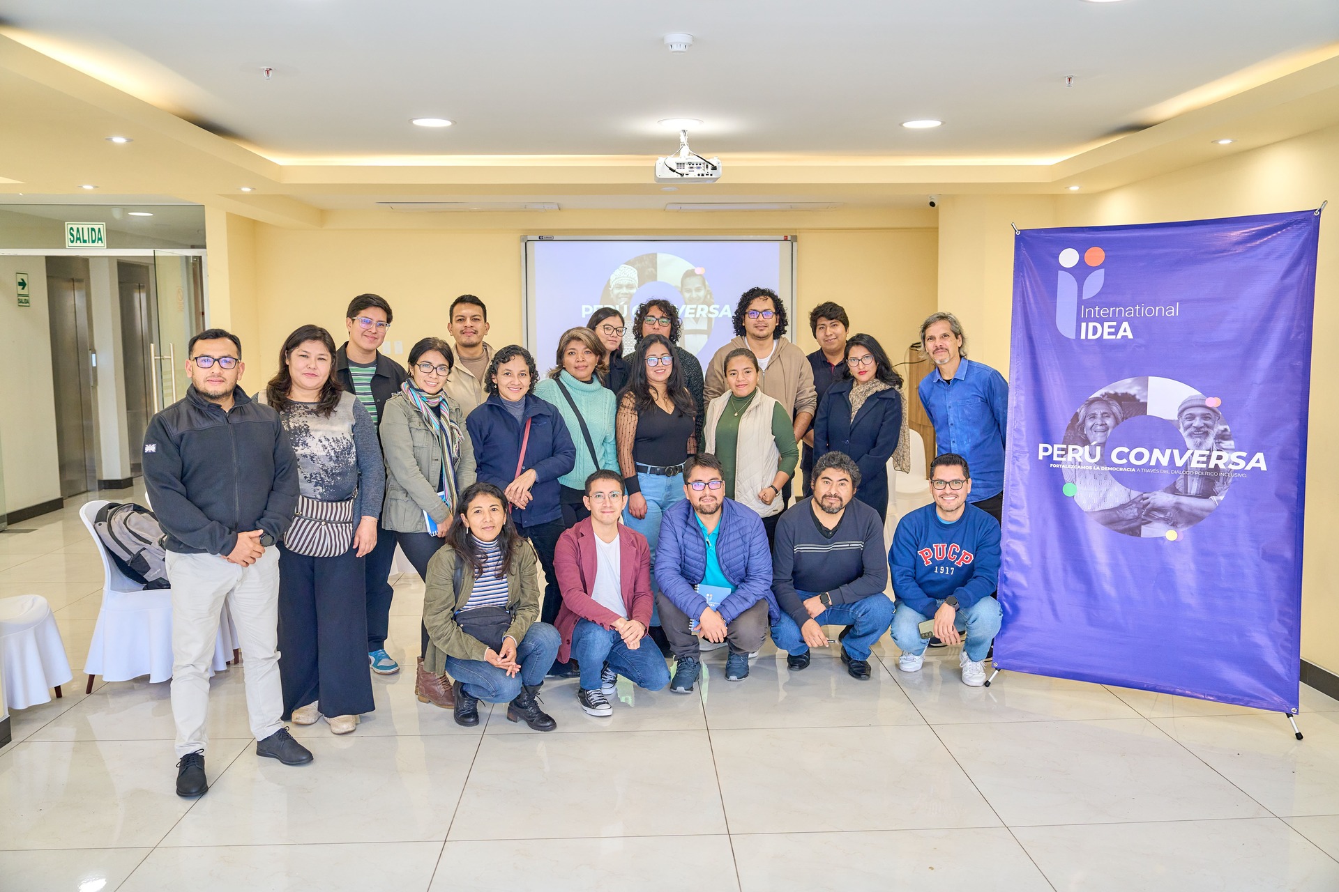 Participantes del programa Periodismo y Democracia.