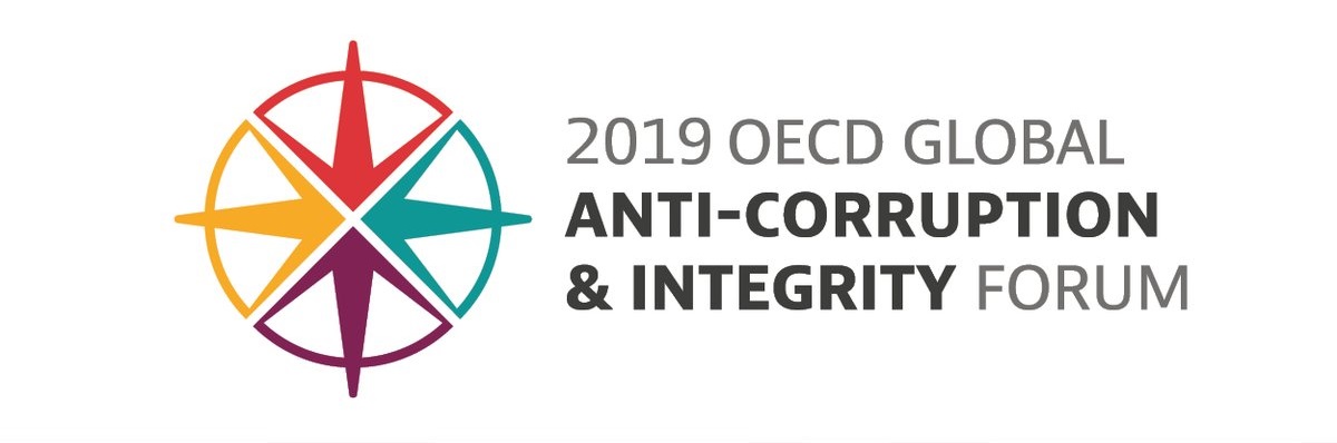 2019 OECD Global Anti-Corruption & Integrity Forum logo.