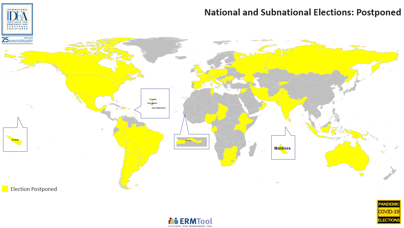 Global overview of COVID-19: Impact on elections | International IDEA