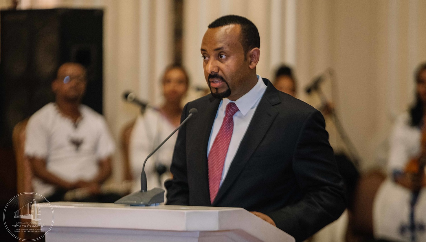 Prime Minister Abiy Ahmed at the African Union. Image credit: Office of the Prime Minister-Ethiopia@Flickr