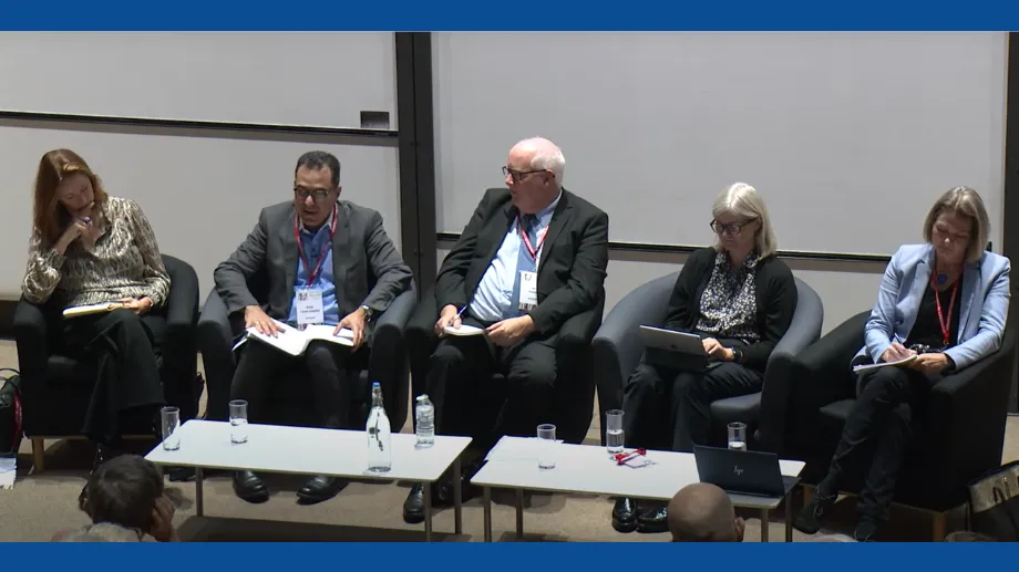 The panel discussed trends and sources of democratic resilience during Meeting Minds 2023.