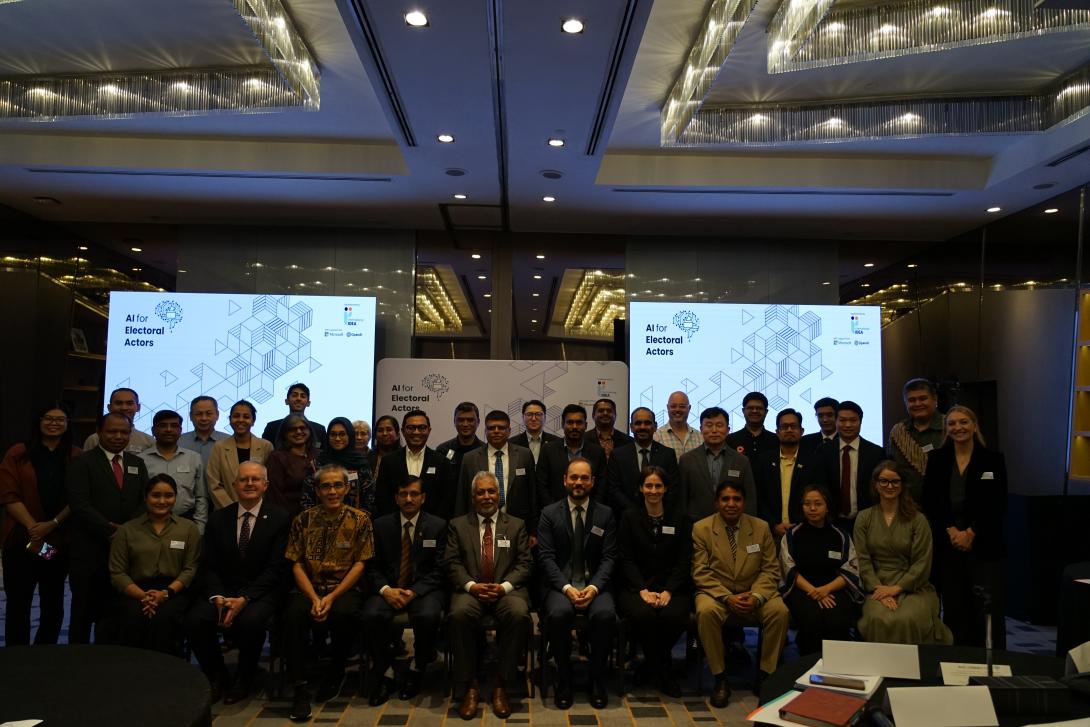 Event photo from the AI for Electoral Actors workshop in Kuala Lumpur